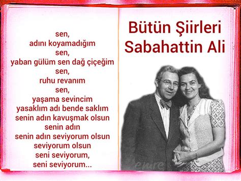 SENİN ADIN KAVUŞMAK OLSUN ŞİİR:SABAHATTİN ALİ yorum:Mefaret Çay SENİN.